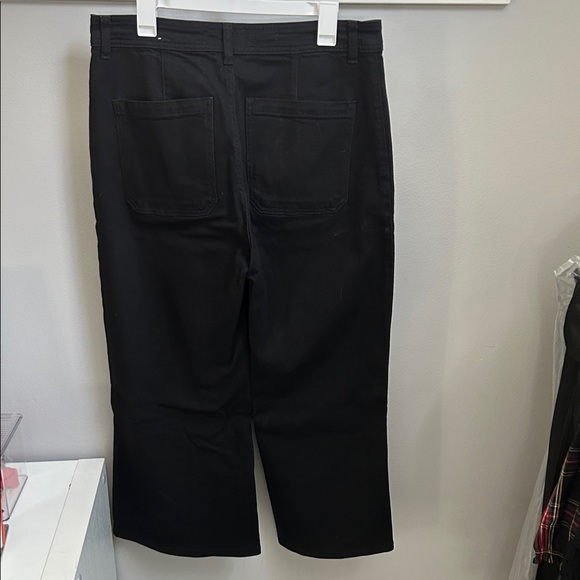 Mango Catherine Black Wide Leg Jeans - Picture 2 of 4